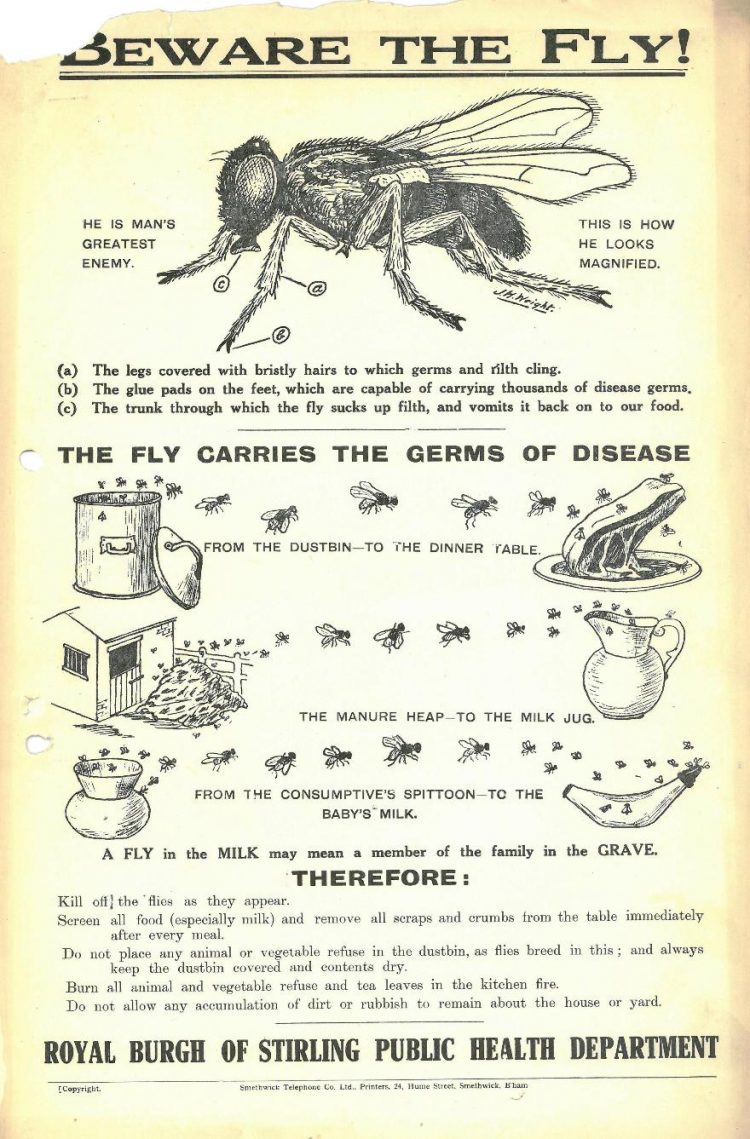 Public Health information poster, 1927
