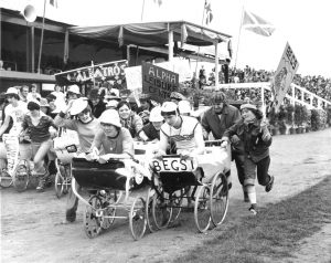 The race took place at Annfield Stadium on 18th May during the Queen's visit