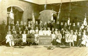 St Ninians Weaver Row School Coronation photograph, 1911