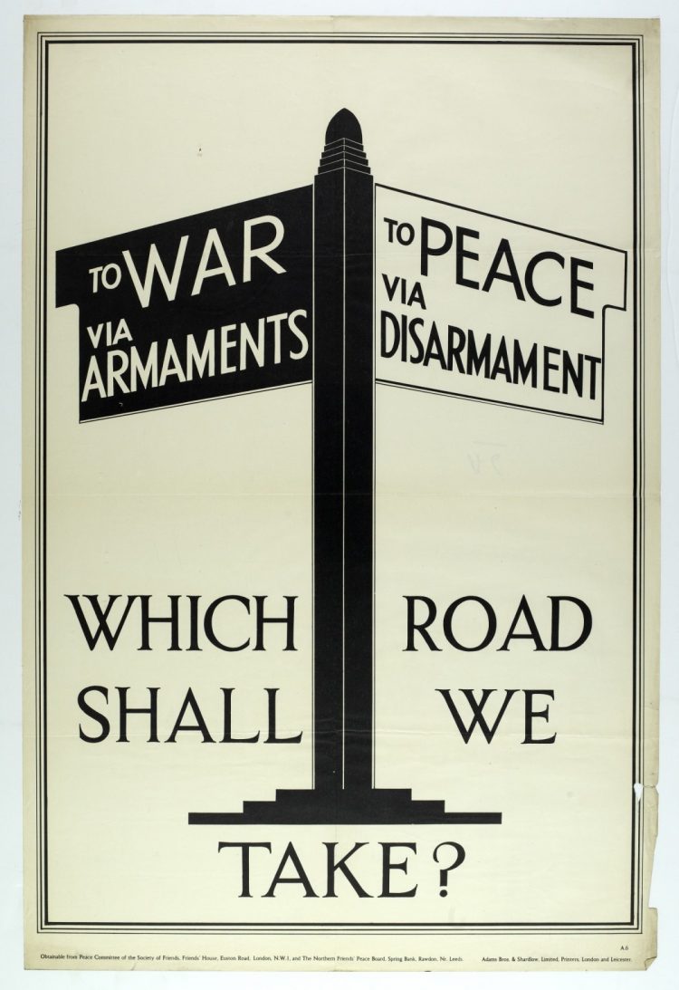 Poster advertising the Peace Ballot