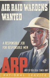 Air Raid Warden recruitment poster