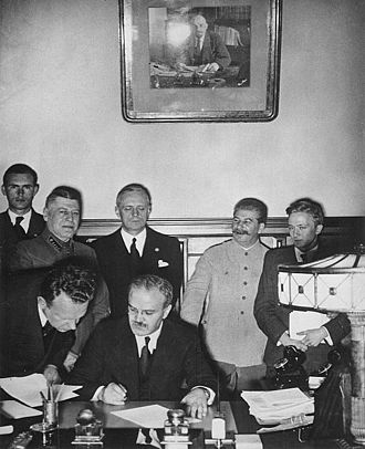 Signing of the German Soviet Frontier Treaty, September 1939