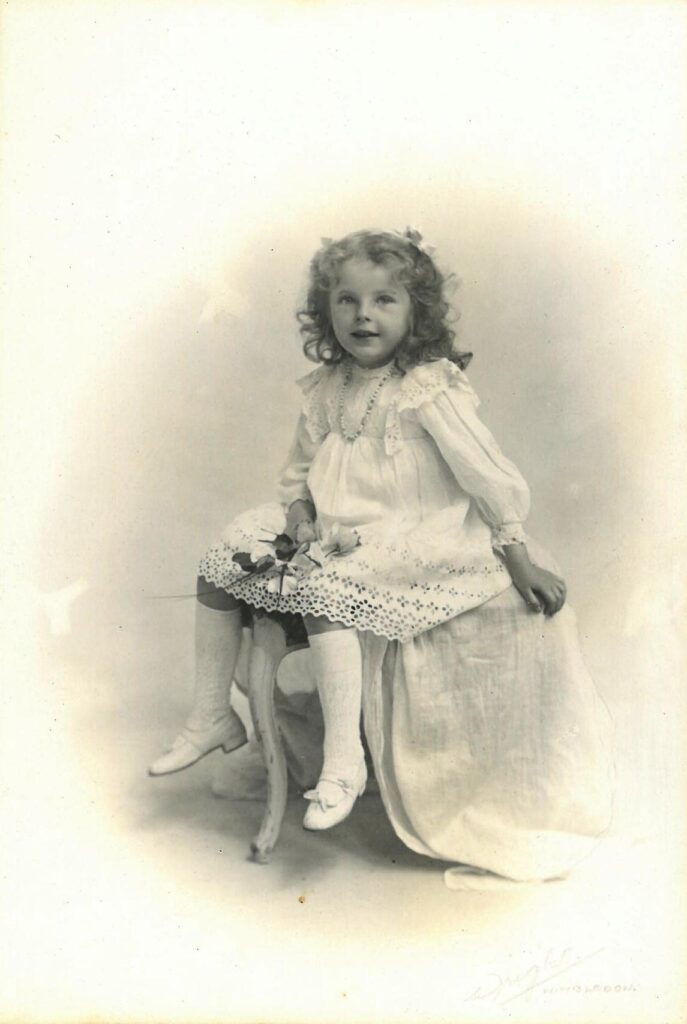 Viola Stirling as a child