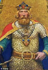Idealised portrait of King Arthur