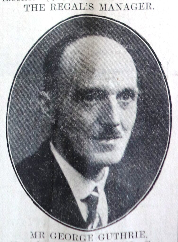 Mr George Guthrie- Manager of The Regal, Stirling