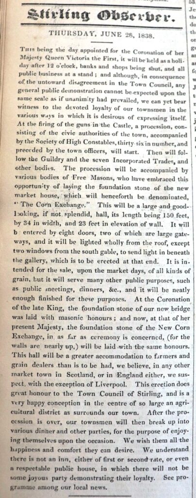 Stirling Observer, 28 June 1838