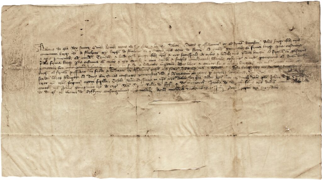 Charter of Robert II 13th July 1386
