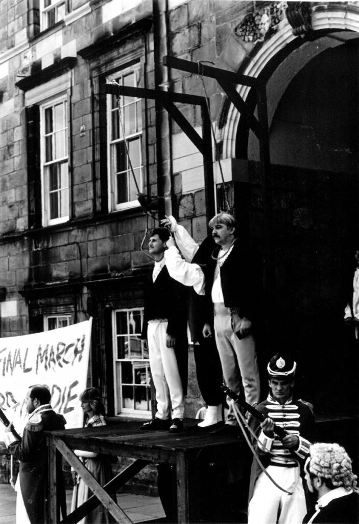 John Baird and Andrew Hardie at the Stirling Tolbooth